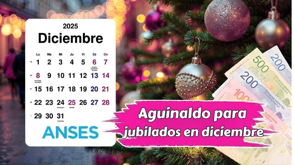 Aguinaldo para jubilados en diciembre 2025 beneficiarios y monto confirmado
