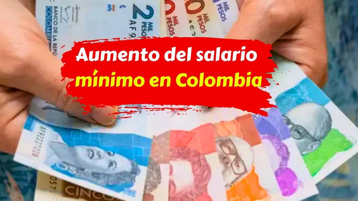 Aumento del salario mínimo en Colombia 2026 así queda el auxilio de transporte