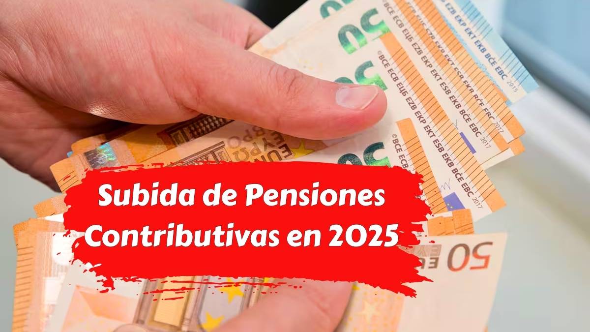 Subida de Pensiones Contributivas en 2025 Aumento del 2,8% y Calendario Confirmado