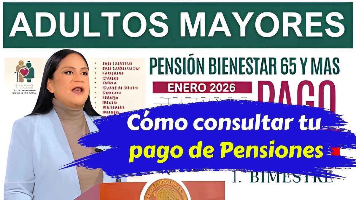 Cómo consultar tu pago de Pensiones Bienestar 2026 según el calendario