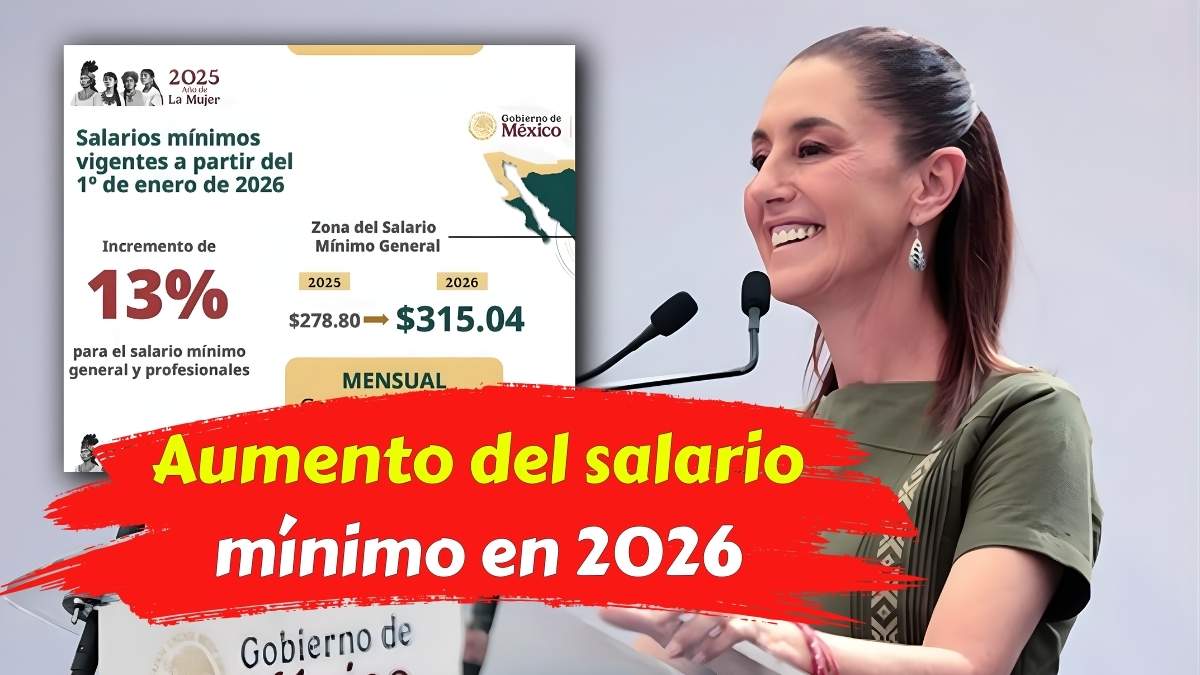 Aumento del salario mínimo en 2026 cuánto subirán tus ingresos